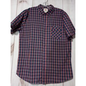 Levi's‎ Shirt Men's Large Plaid